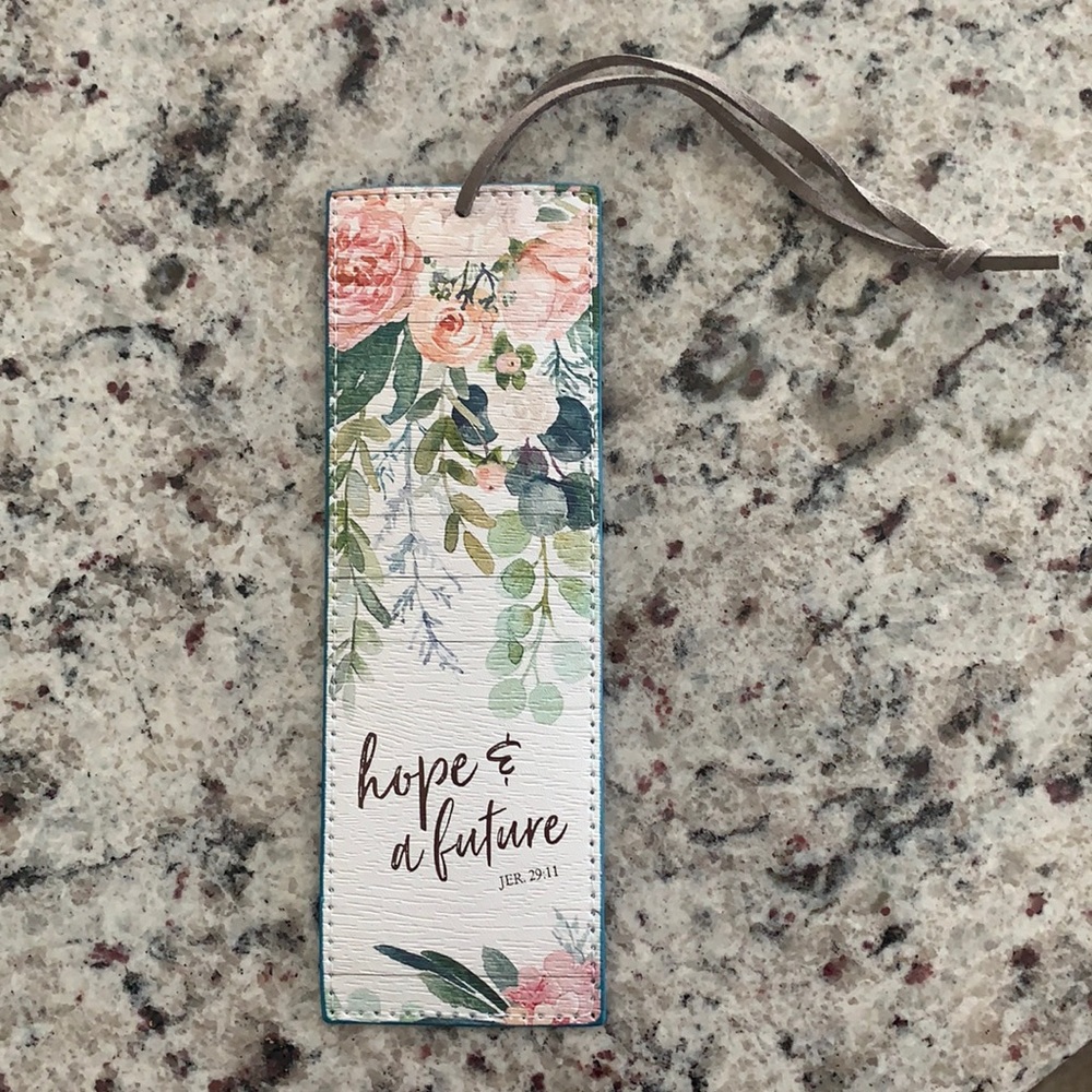 Hope & a Future Lux Leather Book/Page Marker